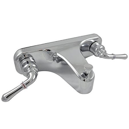 Templeton 8 in. Mobile Home Offset Tub & Shower Faucet - Chrome TE3985633